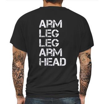 Arm Leg Leg Arm Head Allah Nge 5 Percent Mens Back Print T-shirt | Favorety