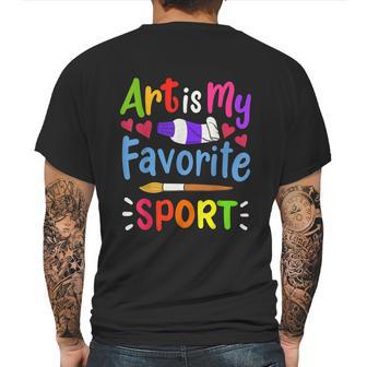 Art Artist Painter Mens Back Print T-shirt | Favorety CA