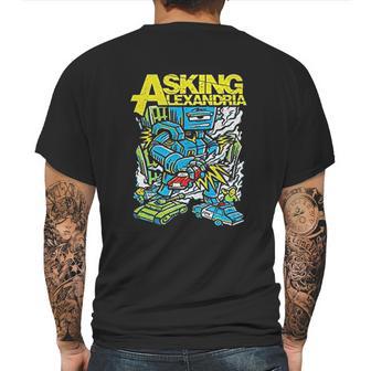 Asking Alexandria Robot Mens Back Print T-shirt | Favorety DE