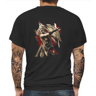 Assassins Creed Odyssey Kassandra Paint Swipe Portrait Mens Back Print T-shirt | Favorety CA