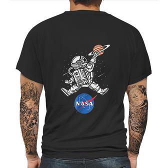 Astronaut Basketball Nasa Mens Back Print T-shirt | Favorety AU