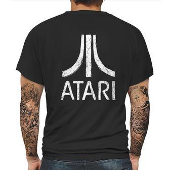 Atari Video Game Retro Logo Vintage Gaming Console Mens Back Print T-shirt | Favorety