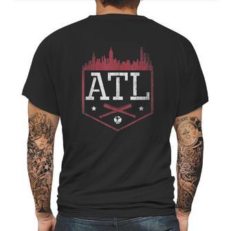 Atlanta Baseball Atl Vintage Georgia Brave Gift Mens Back Print T-shirt | Favorety AU