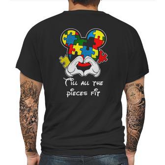 Austim Mouse Cartoon - Austim Awareness T Shirt Mens Back Print T-shirt | Favorety AU