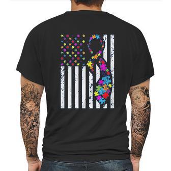 Autsm Falg Mens Back Print T-shirt | Favorety AU