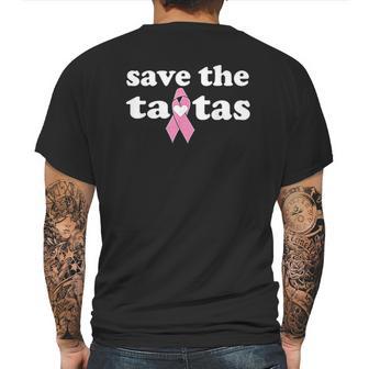 Awareness Gift Save The Tatas Mens Back Print T-shirt | Favorety UK