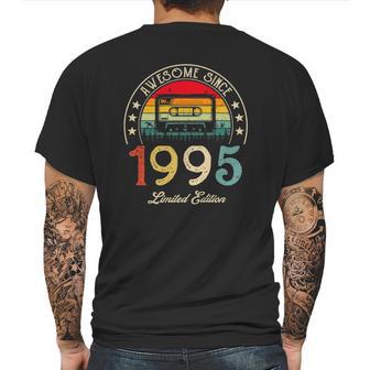 Awesome Since 1995 Vintage 1995 27Th Birthday 27 Years Old Mens Back Print T-shirt | Favorety