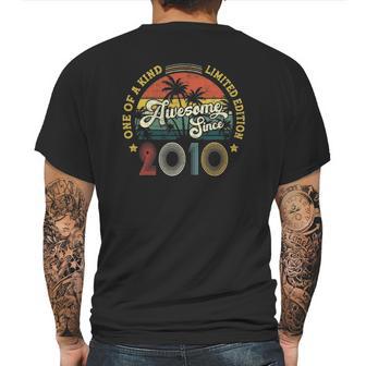 Awesome Since 2010 12 Years Old Vintage 12Th Birthday Gifts Mens Back Print T-shirt | Favorety CA