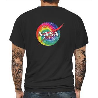 Awesome Tie Dye Nasa Hippie Nasa Gift Idea Mens Back Print T-shirt | Favorety DE