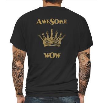 Awesome Wow The Hat Of The King Tee T Shirt Mens Back Print T-shirt | Favorety UK