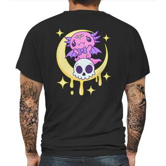 Axolotl Kawaii Pastel Goth Cute Creepy Aesthetic Nu Goth Mens Back Print T-shirt | Favorety UK