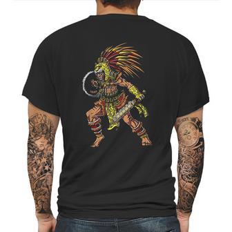 Aztec Jaguar Warrior Native Mexican Mythology Mens Back Print T-shirt | Favorety AU