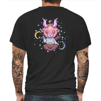 Baby Baphomet Kawaii Pastel Goth Emo Nu Goth Baphomet Mens Back Print T-shirt | Favorety CA