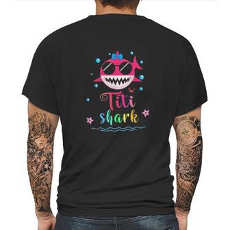 Baby Shark Titi Shark Doo Doo Doo Mens Back Print T-shirt | Favorety