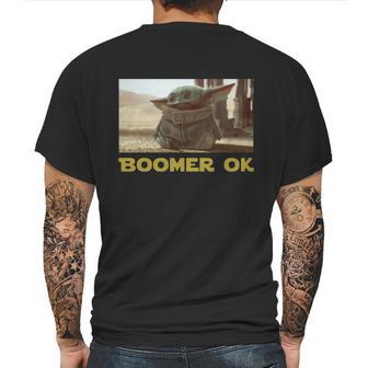 Baby Yoda Boomer Ok Mens Back Print T-shirt | Favorety UK