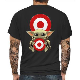 Baby Yoda Hug Target Circle Shirt T Shirt Mens Back Print T-shirt | Favorety DE