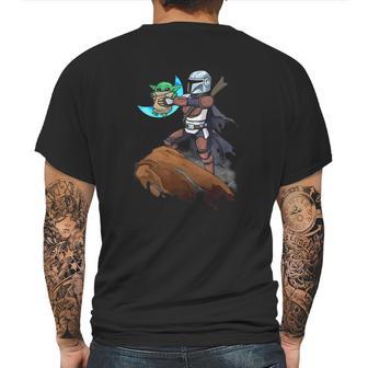 Baby Yoda Mandalion Lion King Shirt Mens Back Print T-shirt | Favorety DE