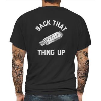 Back That Thing Up Computer Rap Lyrics Mens Back Print T-shirt | Favorety UK