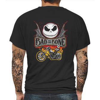 Bad To The Bone Jack Skellington Mens Back Print T-shirt | Favorety DE