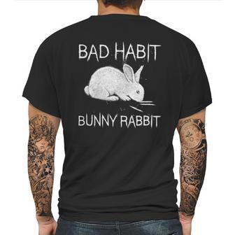 Bad Habit Bunny Rabbit Cocaine Mens Back Print T-shirt | Favorety DE