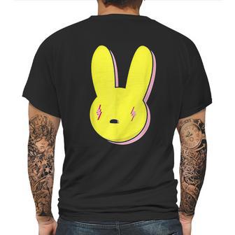 Bad Trap Lighting Bunny Eyes Dembow Reggaeton Style Mens Back Print T-shirt | Favorety CA