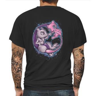 Bakugou Mew With Mewtwo Mens Back Print T-shirt | Favorety UK