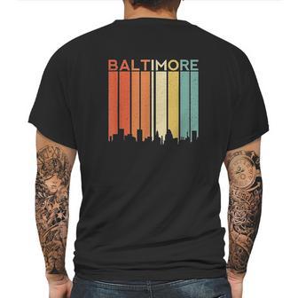 Baltimore Maryland Vintage Mens Back Print T-shirt | Favorety UK