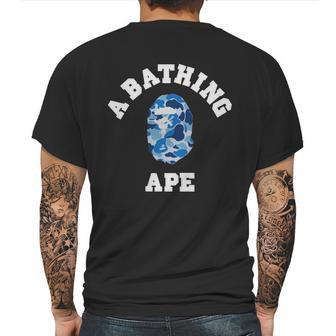 Bape Abc Blue Camo Hoodies Mens Back Print T-shirt | Favorety