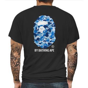 By Bape Abc Blue Camo T-Shirts Mens Back Print T-shirt | Favorety