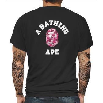 Bape Abc Pink Camo Mens Back Print T-shirt | Favorety DE