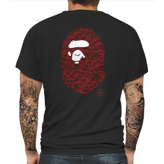 Bape Camo Red Mens Back Print T-shirt | Favorety UK