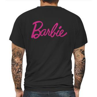 Barbie Logo Mens Back Print T-shirt | Favorety UK