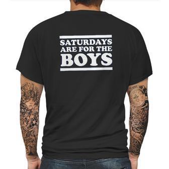 Barstool Sports Saturdays Are For The Boys Mens Back Print T-shirt | Favorety DE