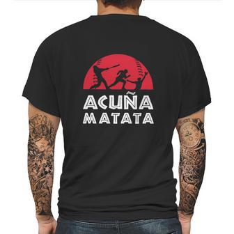 Baseball Acuna Matata Mens Back Print T-shirt | Favorety DE