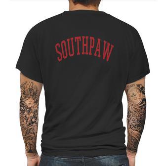 Baseball Southpaw Lefty Left Handed Mens Back Print T-shirt | Favorety AU