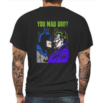 Batman Joker Mad Bro Mens Back Print T-shirt | Favorety UK