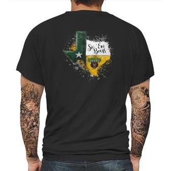 Baylor Bears Color Drop State Map Apparel Mens Back Print T-shirt | Favorety AU