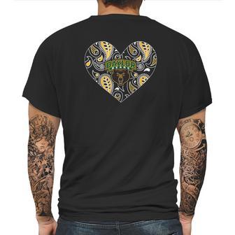 Baylor Bears Patterned Heart Apparel Mens Back Print T-shirt | Favorety CA