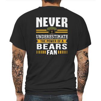 Baylor Bears Never Underestimate Apparel Mens Back Print T-shirt | Favorety UK