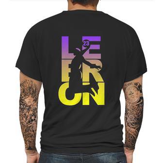 Beach Open Lebron 23 Los Angeles La Basketball Sports Fan Mens Back Print T-shirt | Favorety