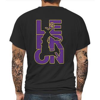 Beach Open Lebron Fan 23 Los Angeles La Basketball Dt Mens Back Print T-shirt | Favorety DE