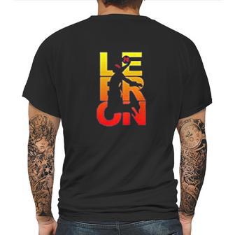 Beach Open New Lebron Fan Mens Back Print T-shirt | Favorety CA