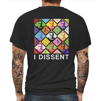 Beach Open Ruth Bader I Dissent Mens Back Print T-shirt | Favorety UK