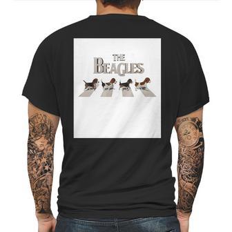 The Beagles Dog Abbey Road Mens Back Print T-shirt | Favorety CA