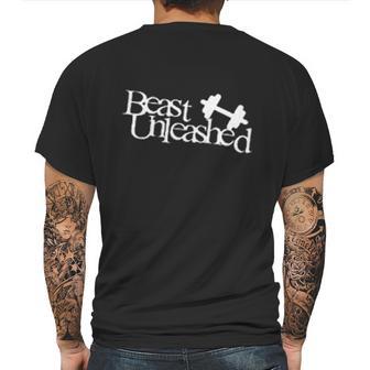 Beast Unleashed Mens Back Print T-shirt | Favorety