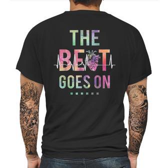 The Beat Goes On Mens Back Print T-shirt | Favorety AU