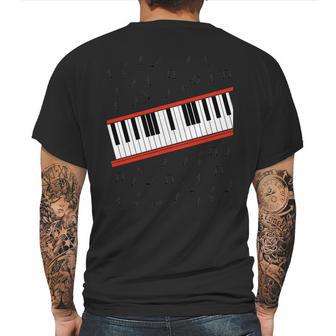 Beat It Piano Mj Mens Back Print T-shirt | Favorety UK