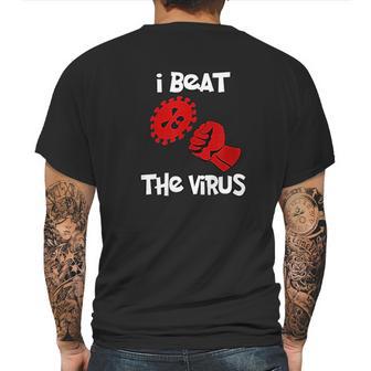 I Beat The Virus Mens Back Print T-shirt | Favorety UK