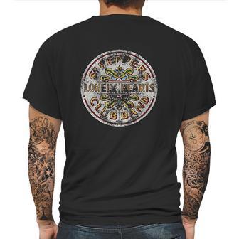 The Beatles Sgt Pepper Drum Burnout Mens Back Print T-shirt | Favorety DE