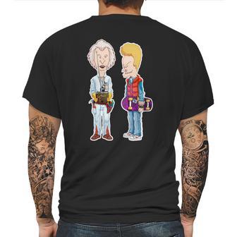 Beavis And Butt-Head Do Back To The Future Mens Back Print T-shirt | Favorety DE